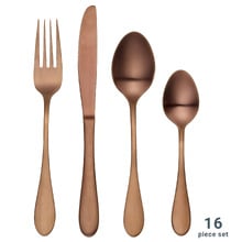 16 Piece Tablekraft Soho Stainless Steel Cutlery Set